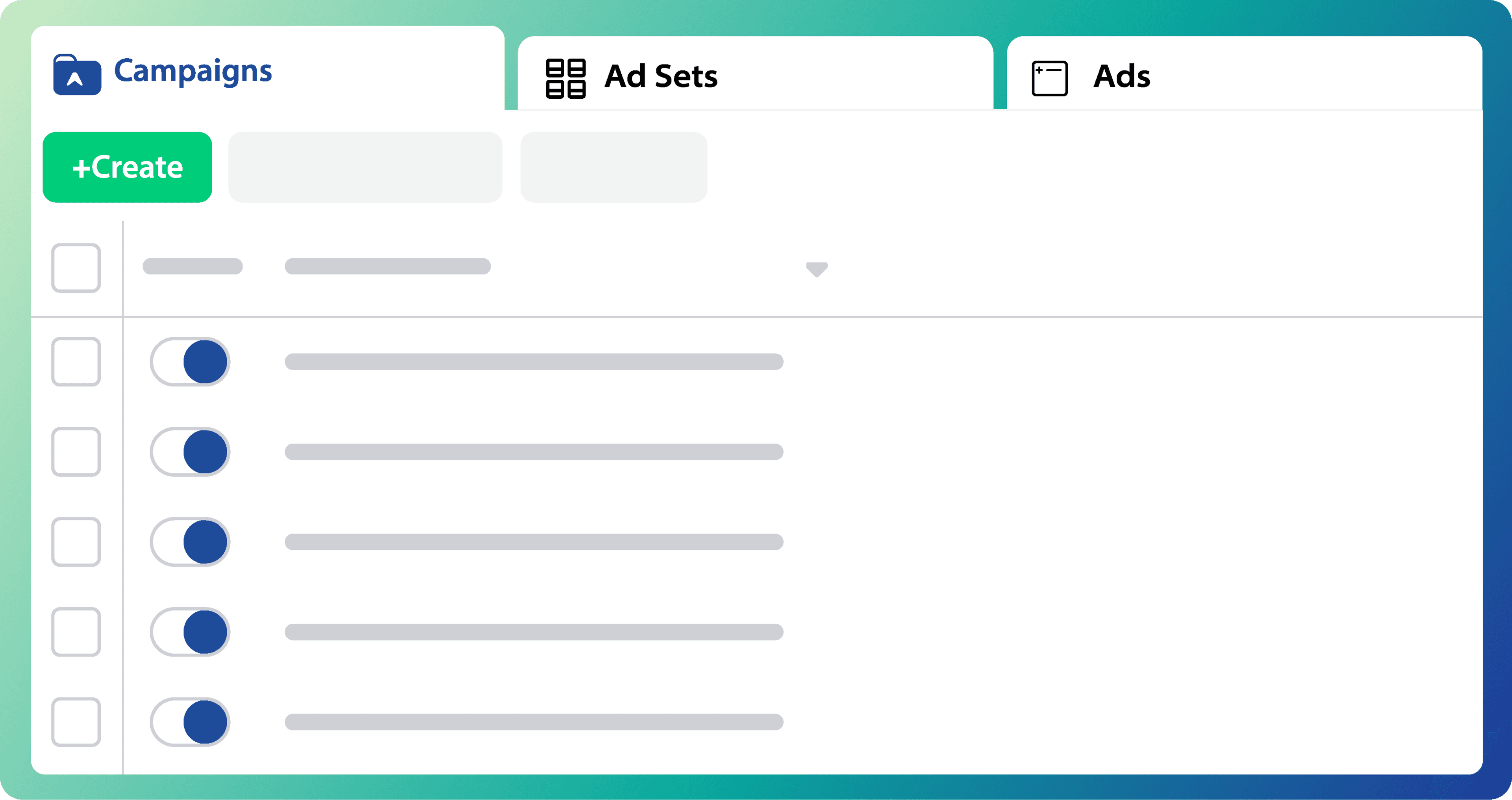 Marketing dashboard preview